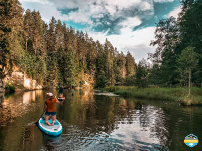 With SUP in Estonia: Ahja – Piedzīvojums ar SUP pa Igauniju: Ahja
