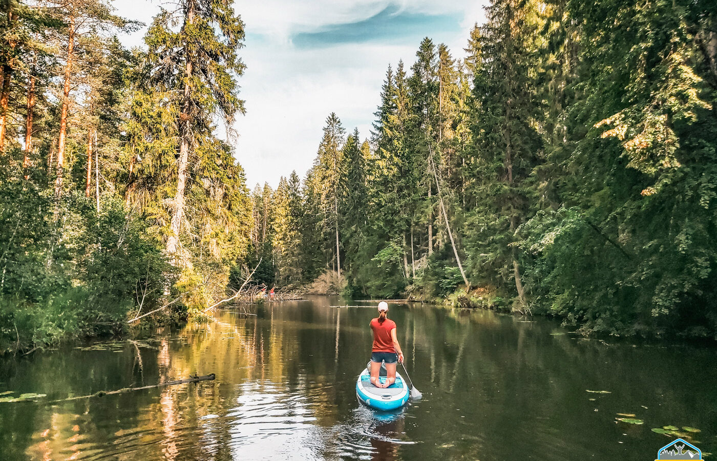 With SUP in Estonia: Ahja – Piedzīvojums ar SUP pa Igauniju: Ahja