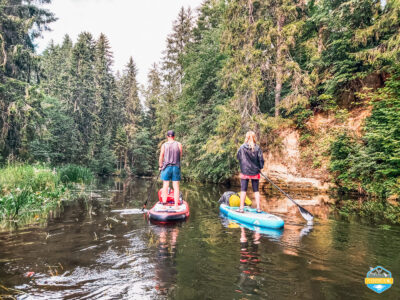 With SUP in Estonia: Ahja – Piedzīvojums ar SUP pa Igauniju: Ahja