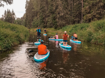 With SUP in Estonia: Ahja – Piedzīvojums ar SUP pa Igauniju: Ahja