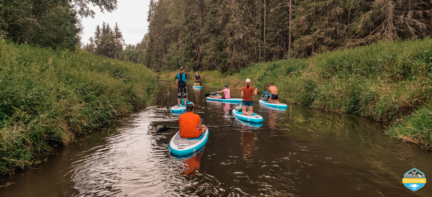 With SUP in Estonia: Ahja – Piedzīvojums ar SUP pa Igauniju: Ahja