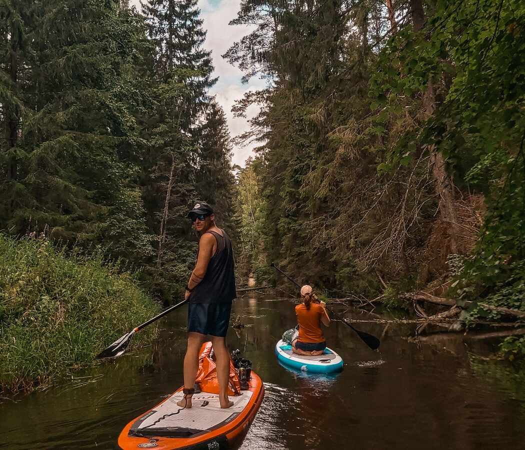 With SUP in Estonia: Ahja – Piedzīvojums ar SUP pa Igauniju: Ahja