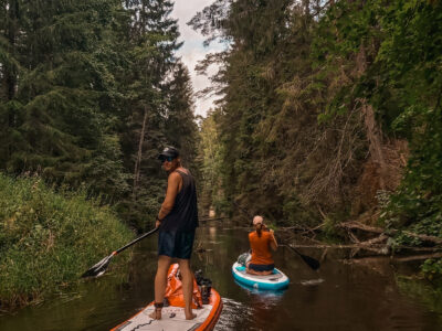 With SUP in Estonia: Ahja – Piedzīvojums ar SUP pa Igauniju: Ahja