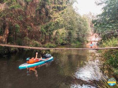 With SUP in Estonia: Ahja – Piedzīvojums ar SUP pa Igauniju: Ahja