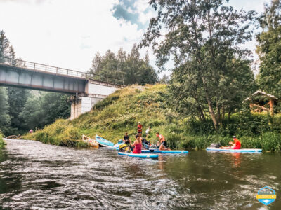 With SUP in Estonia: Ahja – Piedzīvojums ar SUP pa Igauniju: Ahja