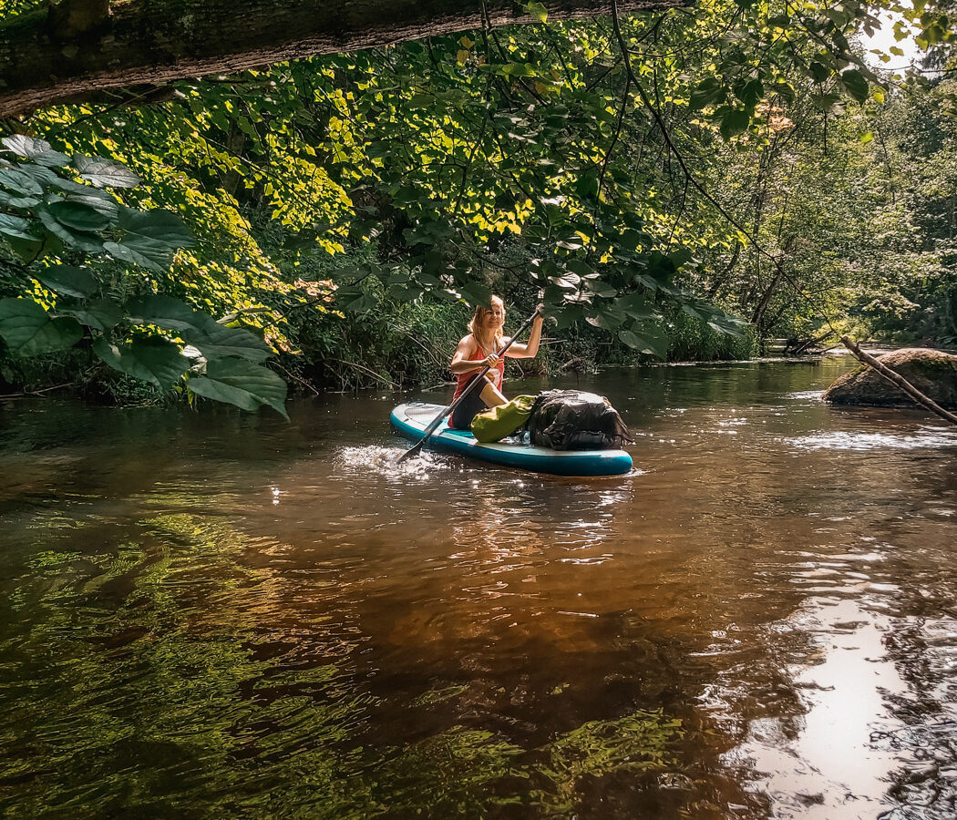 With SUP in Estonia: Ahja – Piedzīvojums ar SUP pa Igauniju: Ahja