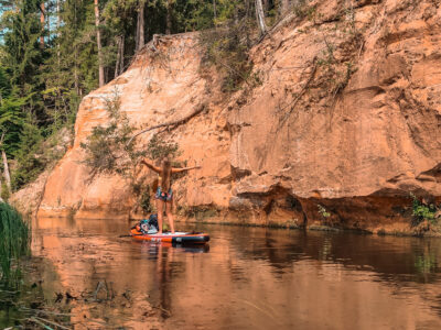With SUP in Estonia: Ahja – Piedzīvojums ar SUP pa Igauniju: Ahja