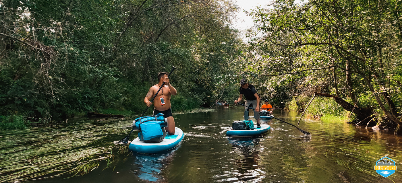 With SUP in Estonia: Ahja – Piedzīvojums ar SUP pa Igauniju: Ahja