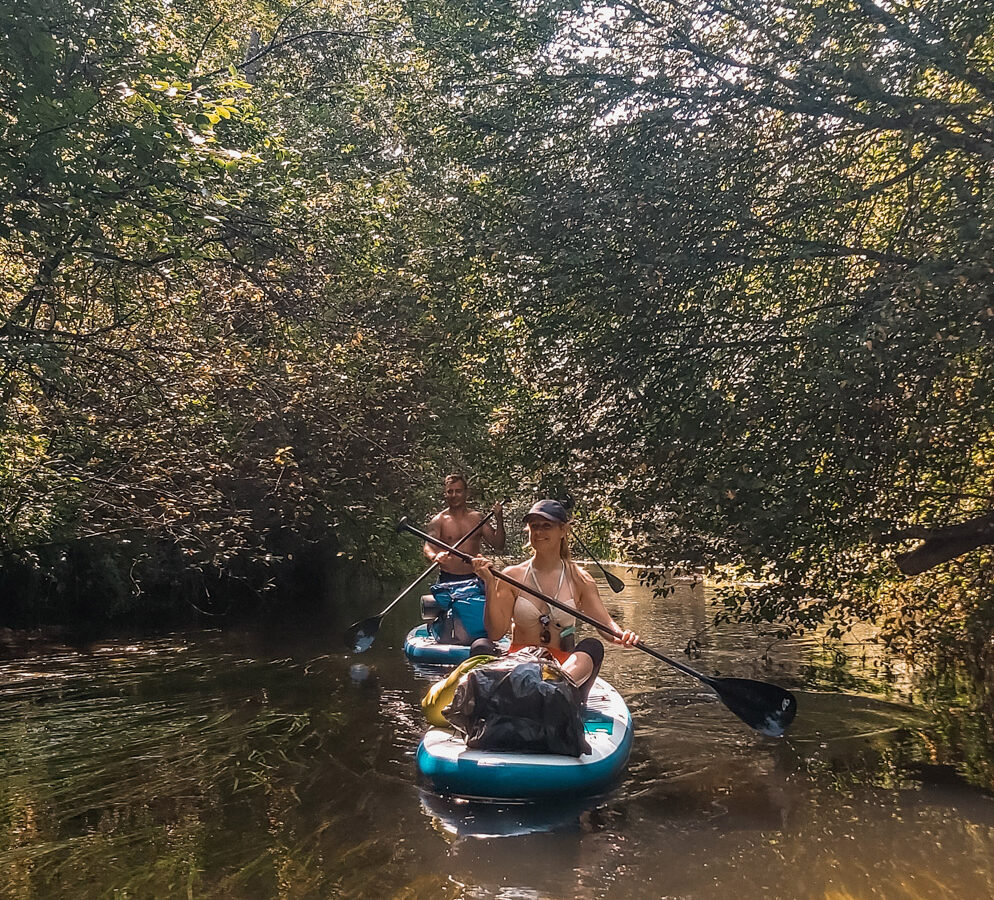 With SUP in Estonia: Ahja – Piedzīvojums ar SUP pa Igauniju: Ahja