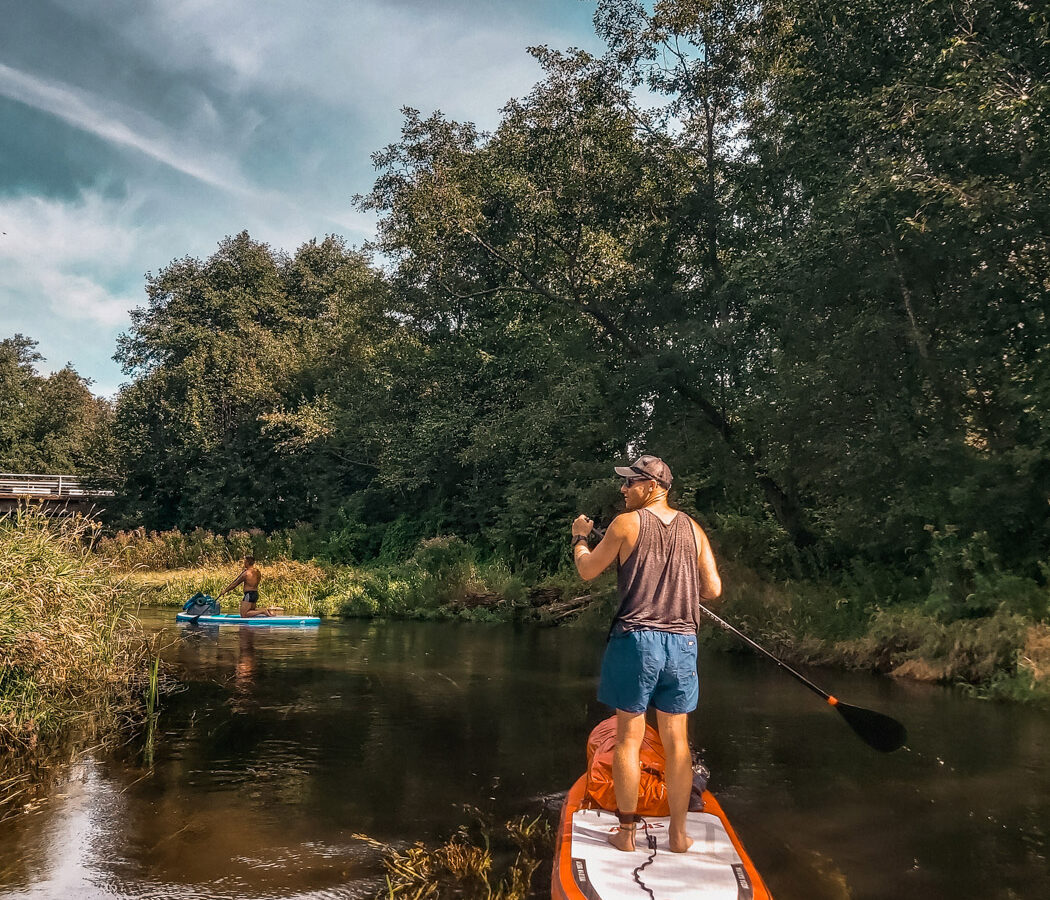 With SUP in Estonia: Ahja – Piedzīvojums ar SUP pa Igauniju: Ahja