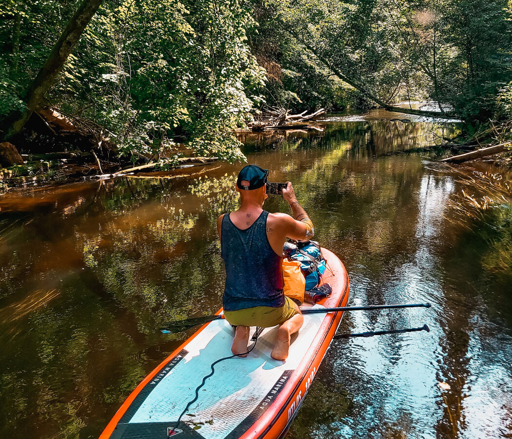With SUP in Estonia: Ahja – Piedzīvojums ar SUP pa Igauniju: Ahja