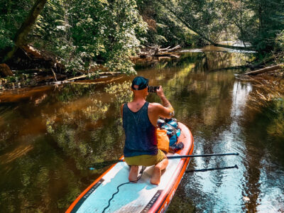 With SUP in Estonia: Ahja – Piedzīvojums ar SUP pa Igauniju: Ahja