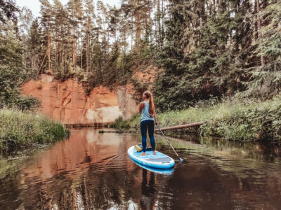 With SUP in Estonia: Ahja – Piedzīvojums ar SUP pa Igauniju: Ahja
