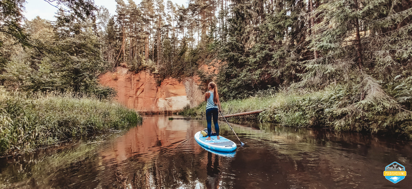 With SUP in Estonia: Ahja – Piedzīvojums ar SUP pa Igauniju: Ahja