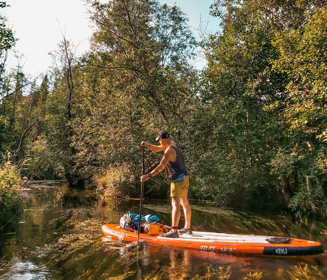 With SUP in Estonia: Ahja – Piedzīvojums ar SUP pa Igauniju: Ahja