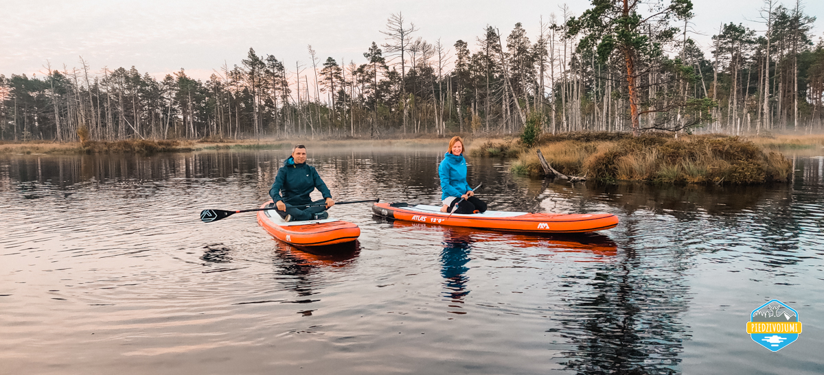 SUP sunrise in the swamp: Ķemeri bog – Piedzīvojums - saullēkts ar SUP Cenas tīrelī