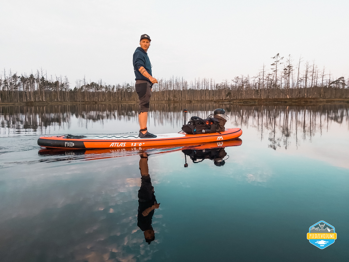 SUP sunrise in the swamp: Ķemeri bog – Piedzīvojums - saullēkts ar SUP Cenas tīrelī