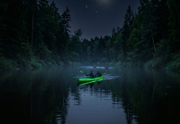 Night Canoeing: Gauja (Rāmkalni - Ādaži)
